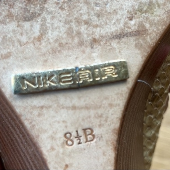 Women’s Cole Haan Slingback Wedge Heel Peeptoe Snakeskin. Size 8.5. - Picture 7 of 7